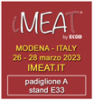 Incontriamoci a IMEAT 26 - 28 marzo 2023 Modena Italy