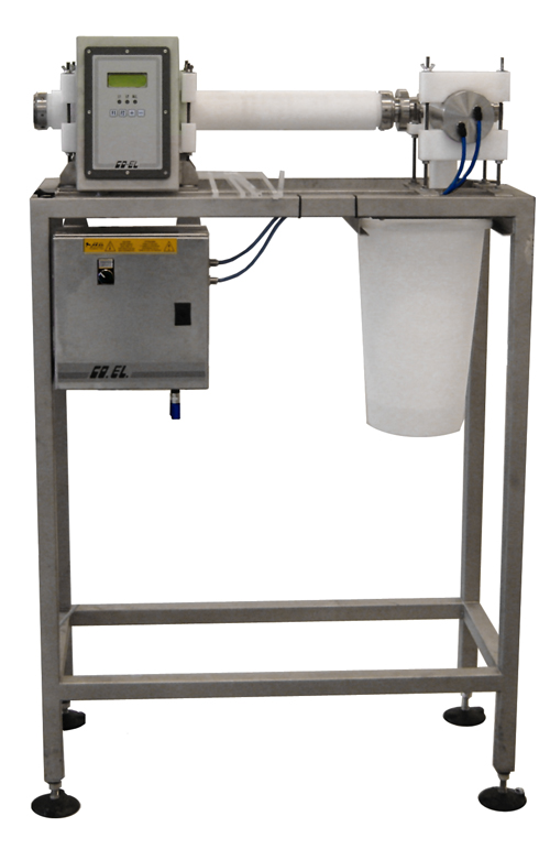 Metal detector per prodotti liquidi