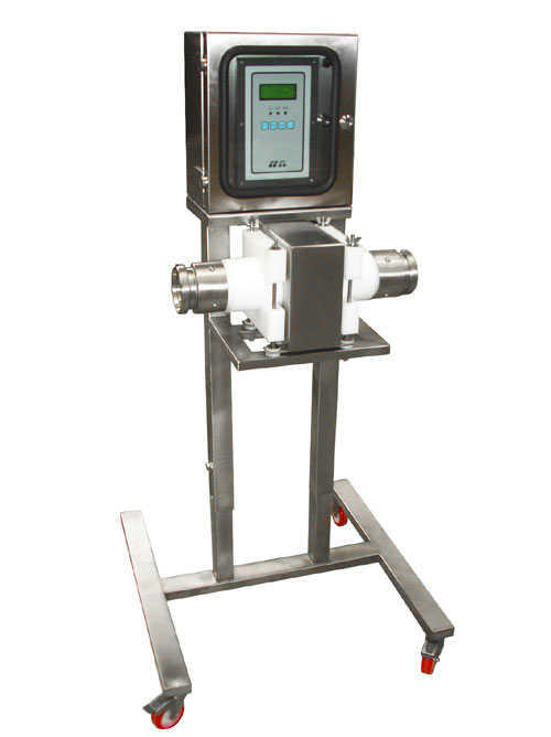 Metal detector for cheese