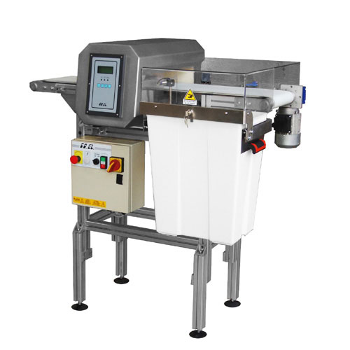 metal detector for dry products